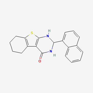 2-(1-naphthyl)-2,3,5,6,7,8-hexahydro[1]benzothieno[2,3-d]pyrimidin-4(1H)-one