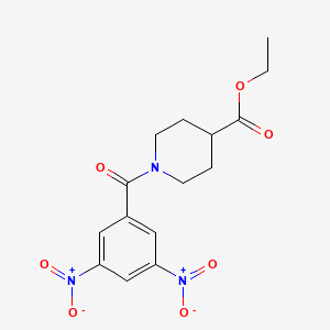 Ethyl 1-(3,5-dinitrobenzoyl)piperidine-4-carboxylate