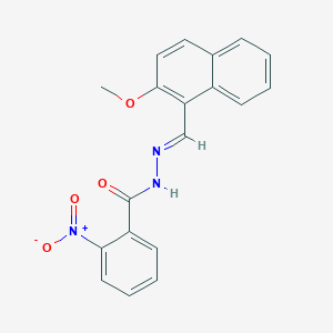 N'-[(E)-(2-methoxynaphthalen-1-yl)methylidene]-2-nitrobenzohydrazide