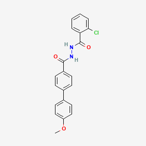 N'-[(2-chlorophenyl)carbonyl]-4'-methoxybiphenyl-4-carbohydrazide