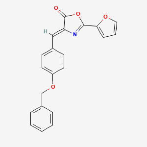 (4Z)-4-[4-(benzyloxy)benzylidene]-2-(furan-2-yl)-1,3-oxazol-5(4H)-one