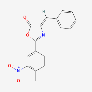 (4Z)-4-benzylidene-2-(4-methyl-3-nitrophenyl)-1,3-oxazol-5(4H)-one