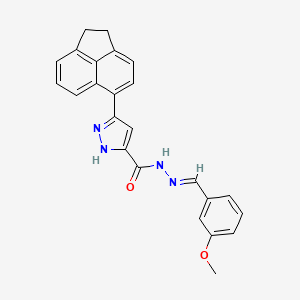 5-Acenaphthen-5-YL-2H-pyrazole-3-carboxylic acid (3-meo-benzylidene)-hydrazide