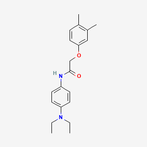 N-[4-(diethylamino)phenyl]-2-(3,4-dimethylphenoxy)acetamide