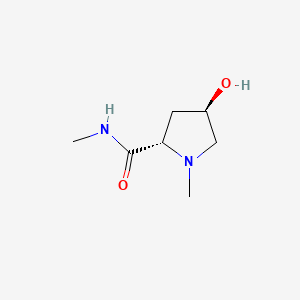molecular formula C7H14N2O2 B1169230 (2S,4R)-4-hydroxy-N,1-dimethylpyrrolidine-2-carboxamide CAS No. 114357-98-1