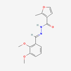 N'-[(E)-(2,3-dimethoxyphenyl)methylidene]-2-methylfuran-3-carbohydrazide