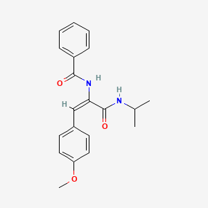 (2E)-3-(4-methoxyphenyl)-2-(phenylformamido)-N-(propan-2-yl)prop-2-enamide