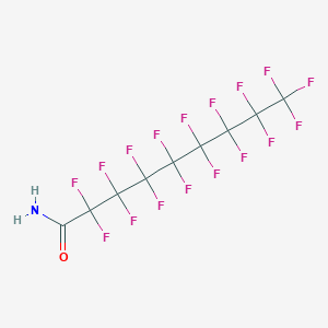 2,2,3,3,4,4,5,5,6,6,7,7,8,8,9,9,9-Heptadecafluorononanamide