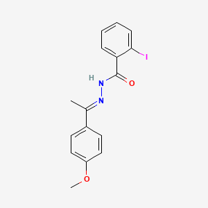 2-iodo-N'-[(1E)-1-(4-methoxyphenyl)ethylidene]benzohydrazide