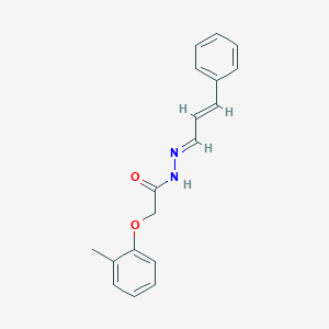 2-(2-Methylphenoxy)-N'-(3-phenyl-2-propenylidene)acetohydrazide