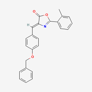 (4Z)-4-[4-(benzyloxy)benzylidene]-2-(2-methylphenyl)-1,3-oxazol-5(4H)-one