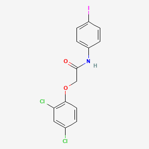 2-(2,4-dichlorophenoxy)-N-(4-iodophenyl)acetamide