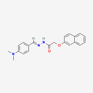 N'-[4-(dimethylamino)benzylidene]-2-(2-naphthyloxy)acetohydrazide