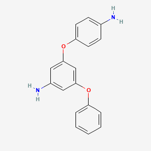 molecular formula C18H16N2O2 B11692844 3-(4-Amino-phenoxy)-5-phenoxy-phenylamine 