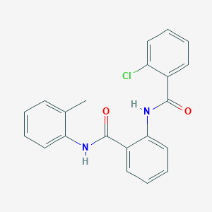 2-chloro-N-{2-[(2-methylphenyl)carbamoyl]phenyl}benzamide