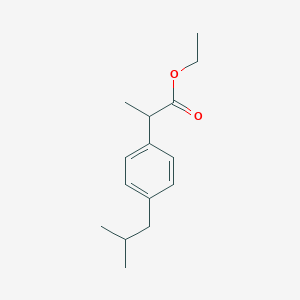 molecular formula C15H22O2 B116929 2-(4-异丁基苯基)丙酸乙酯 CAS No. 41283-72-1