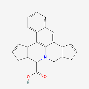 4c,7,7a,8,10,10a,11,13a-Octahydrobenzo[f]cyclopenta[c]cyclopenta[4,5]pyrido[3,2,1-ij]quinoline-8-carboxylic acid