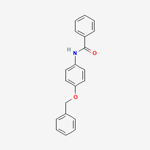 molecular formula C20H17NO2 B11693139 N-[4-(benzyloxy)phenyl]benzamide 