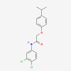 N-(3,4-dichlorophenyl)-2-[4-(propan-2-yl)phenoxy]acetamide