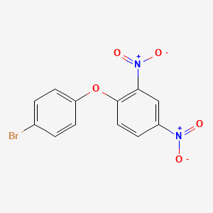 molecular formula C12H7BrN2O5 B11693169 1-(4-Bromophenoxy)-2,4-dinitrobenzene CAS No. 17589-66-1