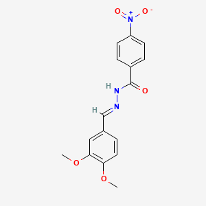 N'-(3,4-dimethoxybenzylidene)-4-nitrobenzohydrazide