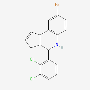 8-bromo-4-(2,3-dichlorophenyl)-3a,4,5,9b-tetrahydro-3H-cyclopenta[c]quinoline