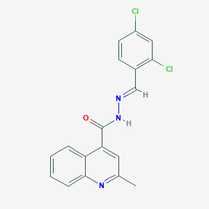 N'-[(E)-(2,4-dichlorophenyl)methylidene]-2-methylquinoline-4-carbohydrazide