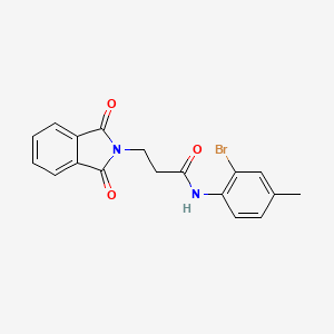 N-(2-bromo-4-methylphenyl)-3-(1,3-dioxoisoindolin-2-yl)propanamide