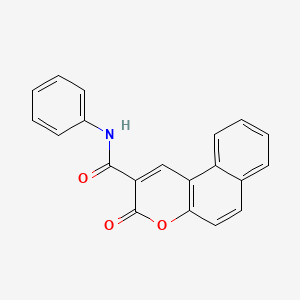 3-oxo-N-phenyl-3H-benzo[f]chromene-2-carboxamide