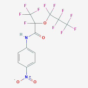 2,3,3,3-tetrafluoro-2-(heptafluoropropoxy)-N-(4-nitrophenyl)propanamide