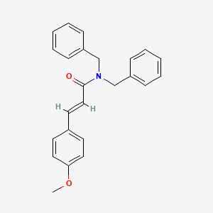 (2E)-N,N-dibenzyl-3-(4-methoxyphenyl)prop-2-enamide