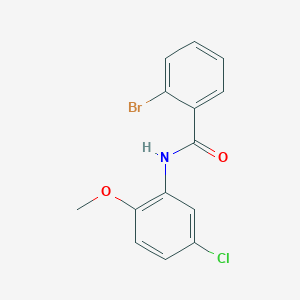 2-bromo-N-(5-chloro-2-methoxyphenyl)benzamide