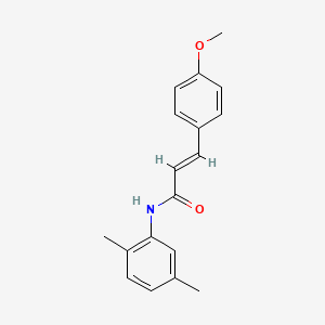 (2E)-N-(2,5-dimethylphenyl)-3-(4-methoxyphenyl)prop-2-enamide