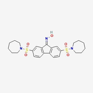 2,7-Bis-(azepane-1-sulfonyl)-fluoren-9-one oxime