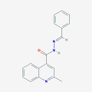 2-Methyl-quinoline-4-carboxylic acid benzylidene-hydrazide