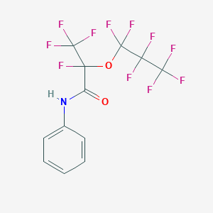 2,3,3,3-tetrafluoro-2-(1,1,2,2,3,3,3-heptafluoropropoxy)-N-phenylpropanamide