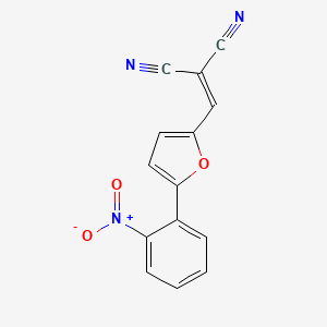 2-{[5-(2-Nitrophenyl)furan-2-yl]methylidene}propanedinitrile