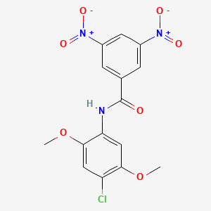 N-(4-chloro-2,5-dimethoxyphenyl)-3,5-dinitrobenzamide