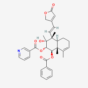 molecular formula C33H35NO7 B1169401 Scutebarbatine Y CAS No. 1312716-27-0