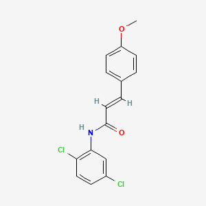 molecular formula C16H13Cl2NO2 B11694099 (2E)-N-(2,5-dichlorophenyl)-3-(4-methoxyphenyl)prop-2-enamide 