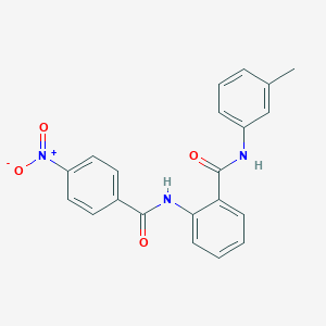 N-(3-methylphenyl)-2-{[(4-nitrophenyl)carbonyl]amino}benzamide