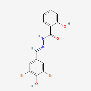 N'-[(E)-(3,5-dibromo-4-hydroxyphenyl)methylidene]-2-hydroxybenzohydrazide