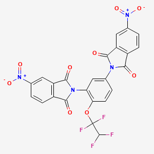 5-Nitro-2-[3-(5-nitro-1,3-dioxoisoindol-2-yl)-4-(1,1,2,2-tetrafluoroethoxy)phenyl]isoindole-1,3-dione