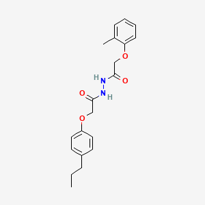 N'-[2-(2-methylphenoxy)acetyl]-2-(4-propylphenoxy)acetohydrazide