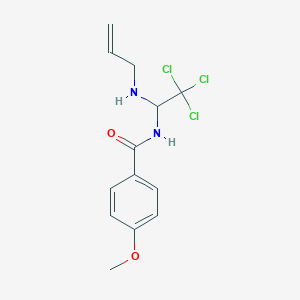 N-[1-(allylamino)-2,2,2-trichloroethyl]-4-methoxybenzamide