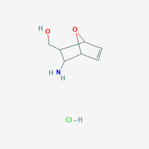 molecular formula C21H32N6O3 B1169434 Diexo-(3-amino-7-oxabicyclo[2.2.1]hept-5-en-2-yl)methanol hydrochloride CAS No. 1212354-82-9