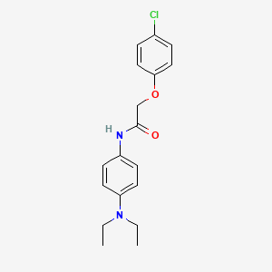 molecular formula C18H21ClN2O2 B11694421 2-(4-chlorophenoxy)-N-[4-(diethylamino)phenyl]acetamide 