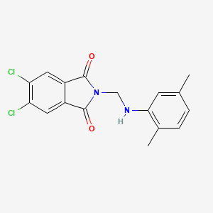 5,6-dichloro-2-{[(2,5-dimethylphenyl)amino]methyl}-1H-isoindole-1,3(2H)-dione