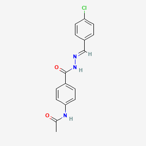 N'-(4-Chlorobenzylidene)-4-acetamidobenzohydrazide