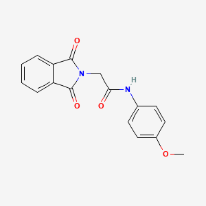 2-(1,3-dioxo-1,3-dihydro-2H-isoindol-2-yl)-N-(4-methoxyphenyl)acetamide